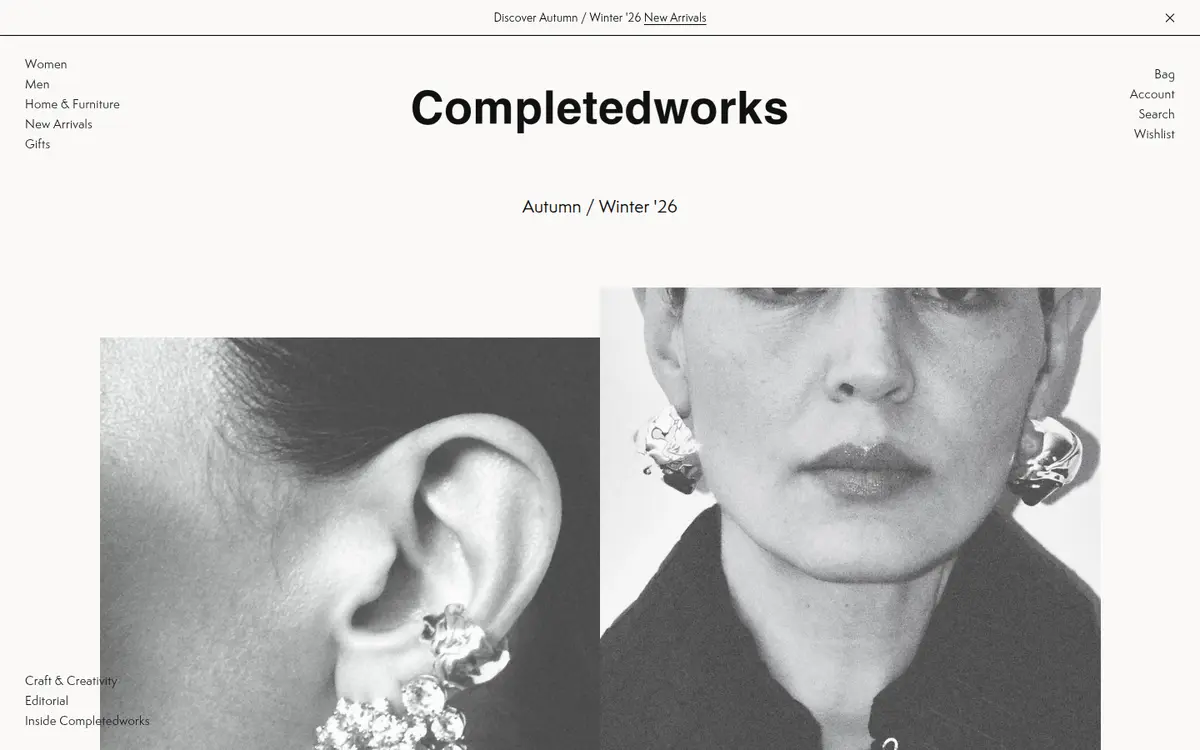 Completedworks 网站首页
