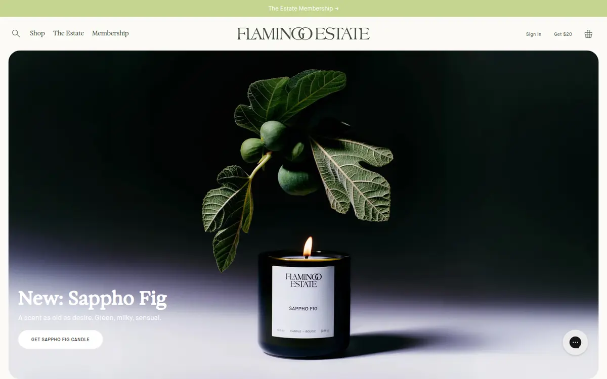 Flamingo Estate 网站首页
