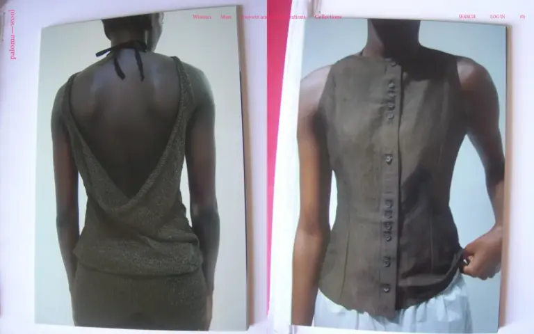 Paloma Wool 网站首页封面