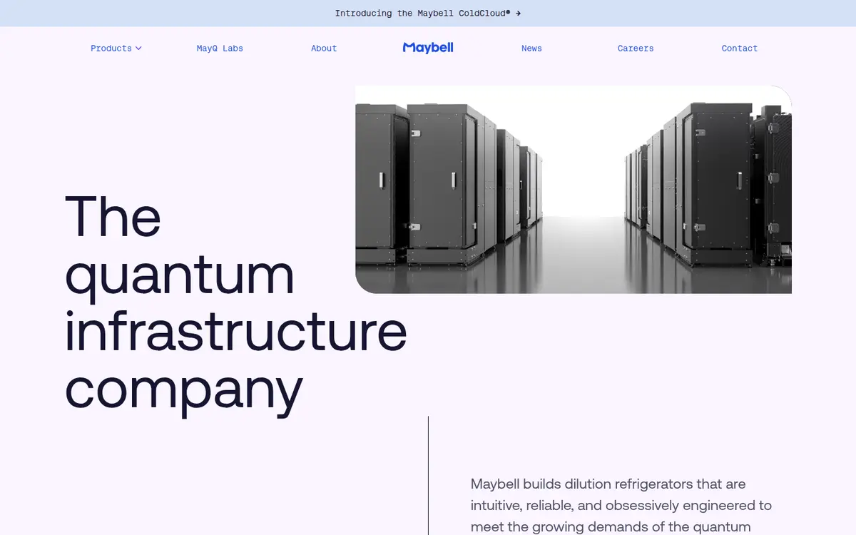 Maybell Quantum 网站首页