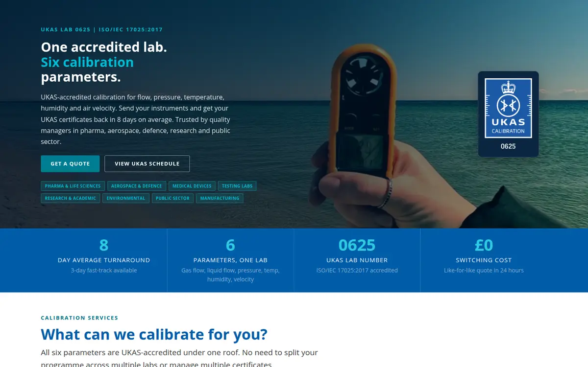 Labcal 网站首页