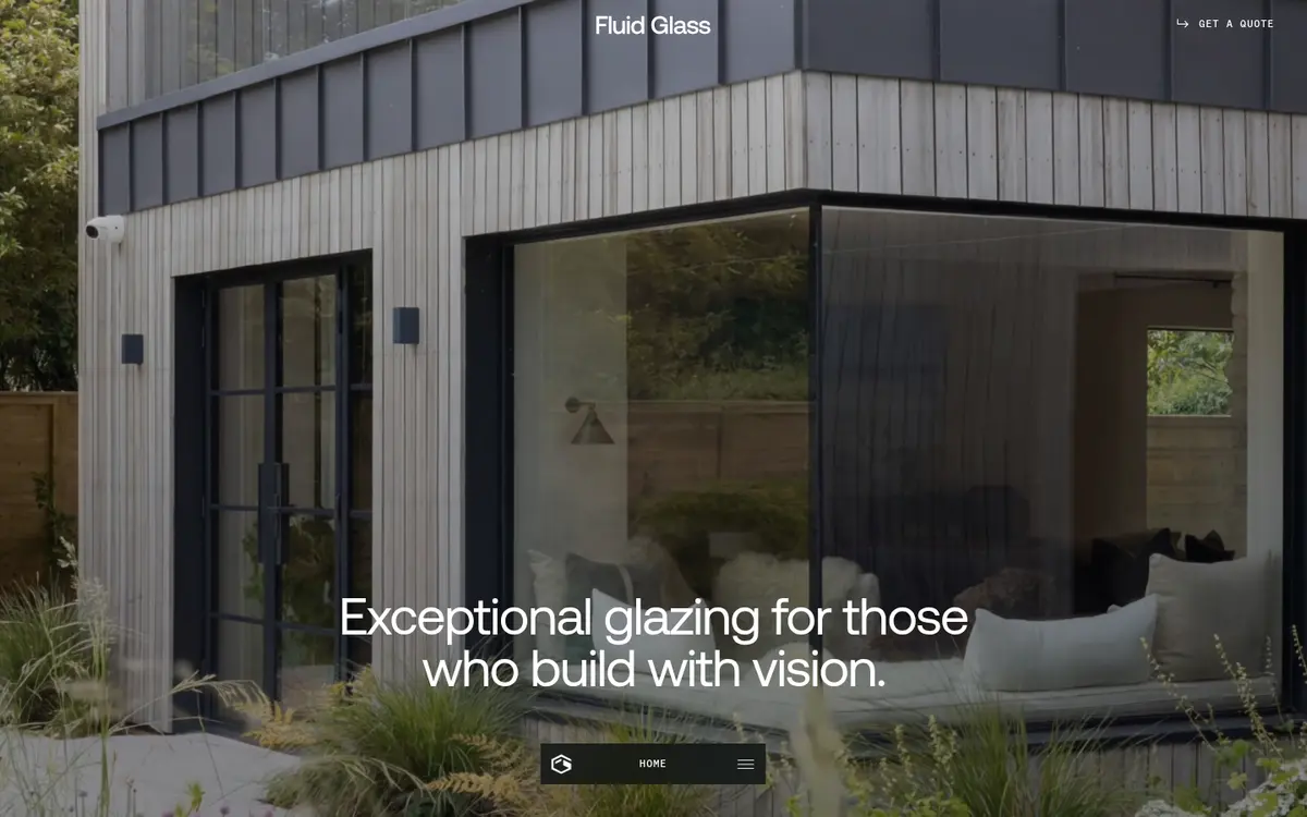 Fluid Glass 网站首页