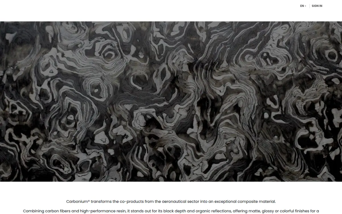 Lavoisier Composites – Carbonium 网站首页