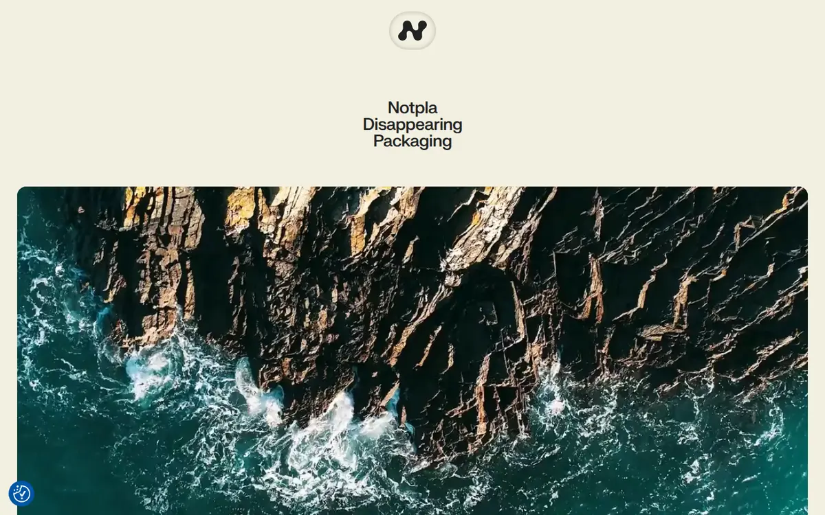Notpla 网站首页