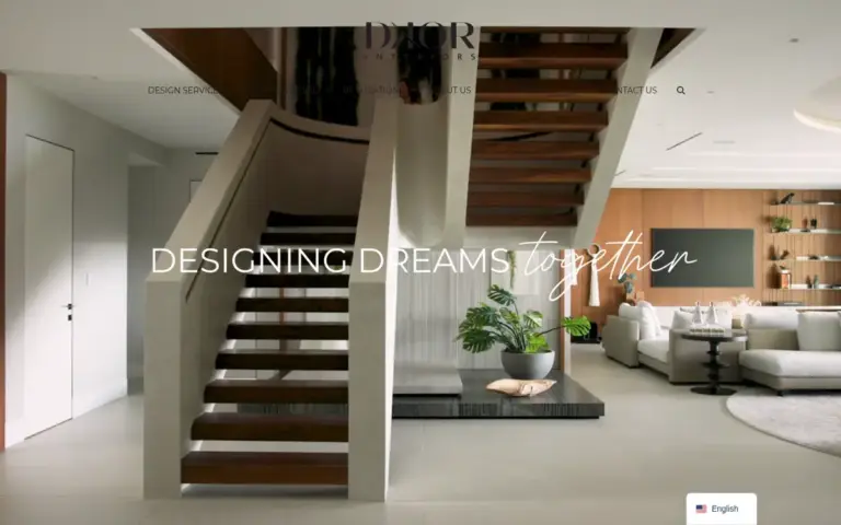 DKOR Interiors 网站首页