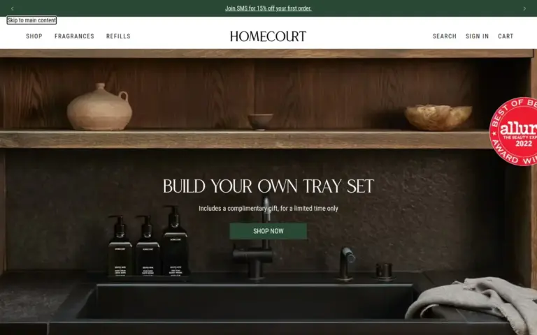 Homecourt 网站首页