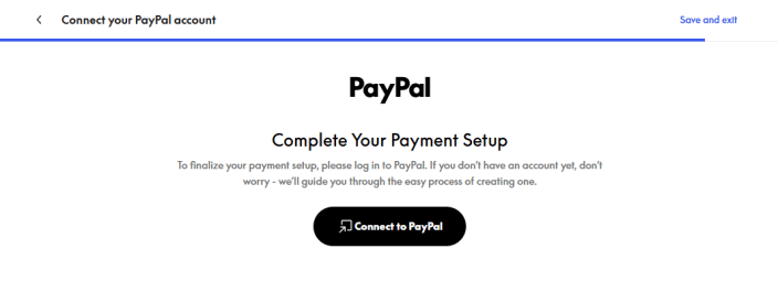 Connect to PayPal 官方连接按钮真实截图