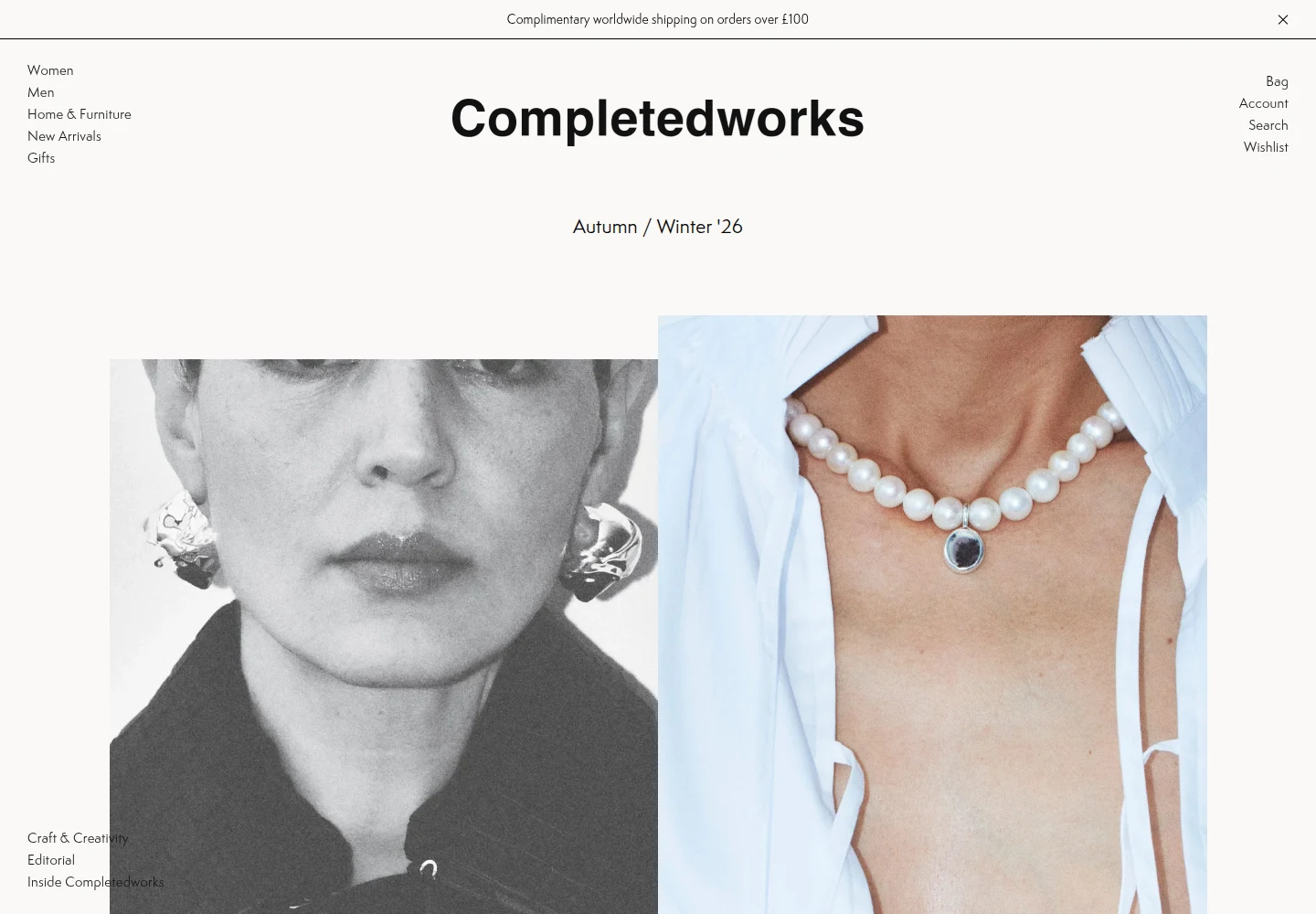 Completedworks 网站首页